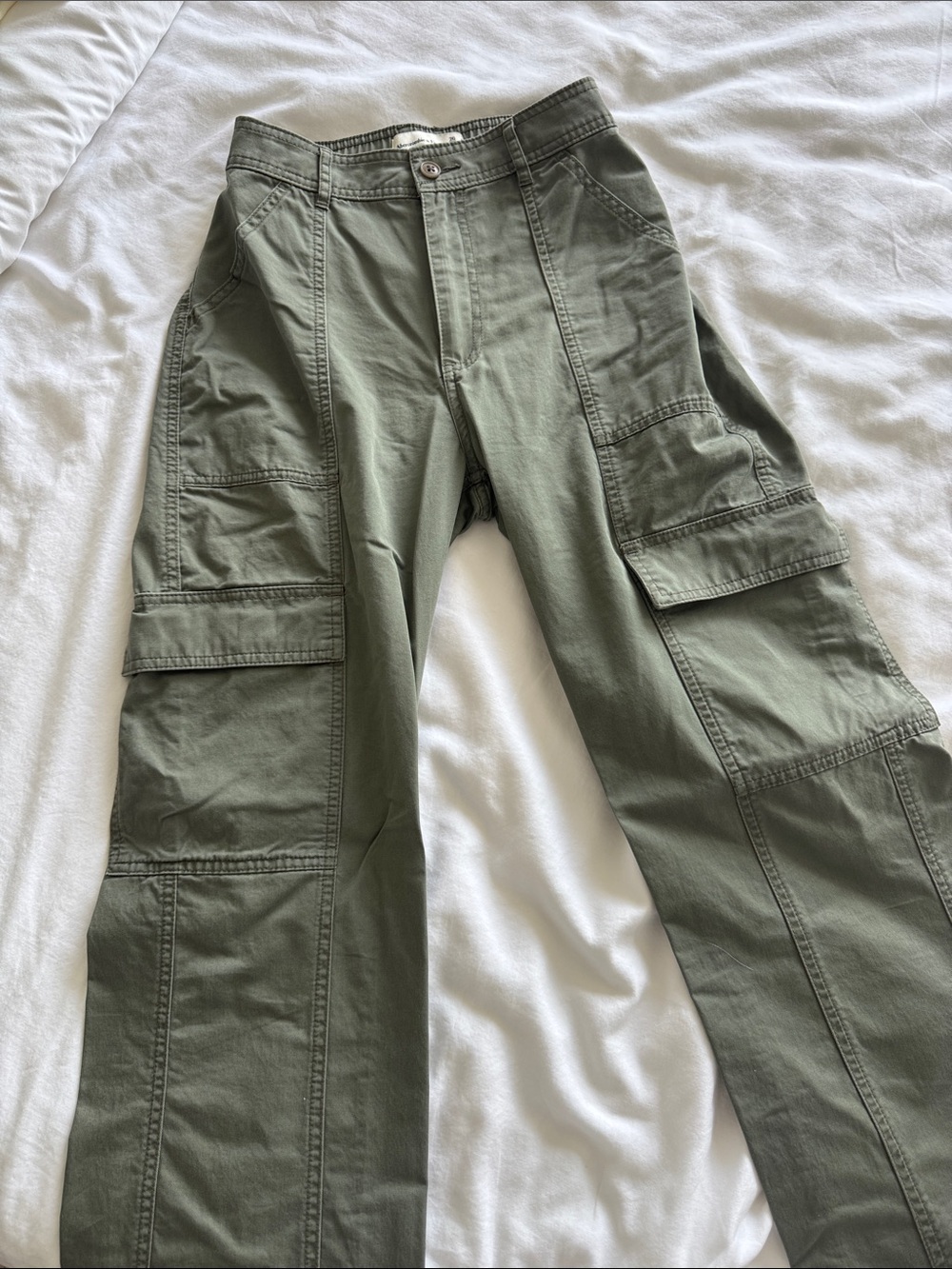 Abercrombie & Fitch Olive Cargo Pants